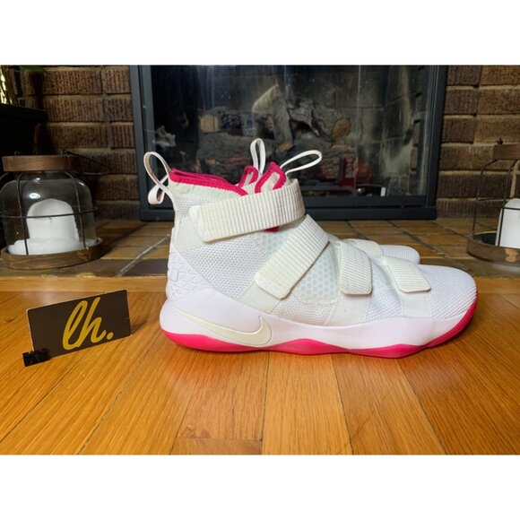 Size 12.5 Lebron Zoom Soldier Xl 11 “Kay Yow” Athletic Basketball Sneakers 89764 - Picture 4 of 7